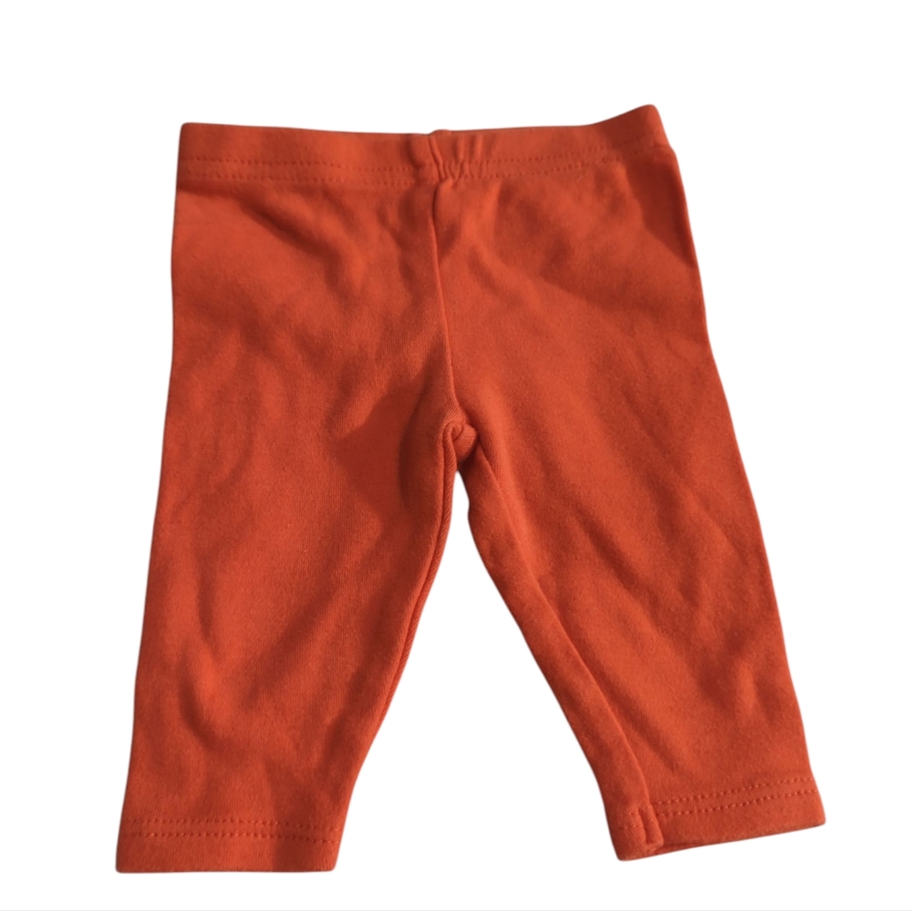 Just One You Made By Carter's Vibrant Orange Leggings Size NB.